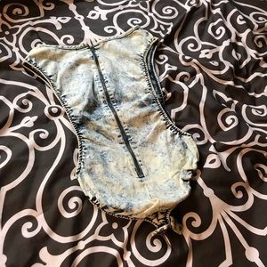 📣🗯PRICE CUT🗯📣Denim Bodysuit